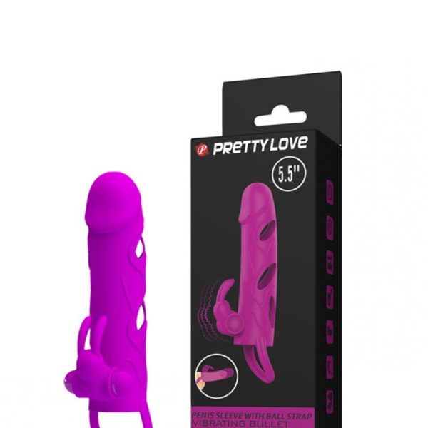Насадка Pretty Love с клиторальной стимуляцией BI-026216-1