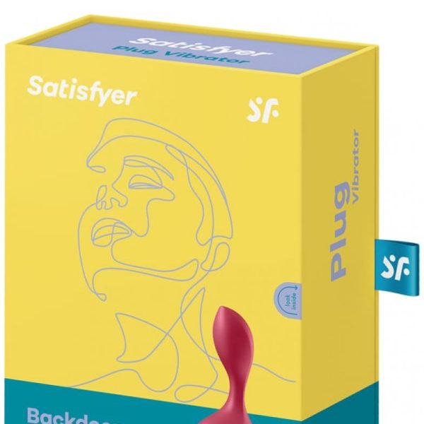 Анальная втулка Satisfyer Backdoor Lover, красная J2018-112-2
