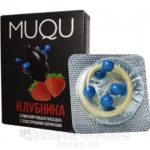 Насадка стимулирующая MUQU, 4 шара. Клубника MUQU_54