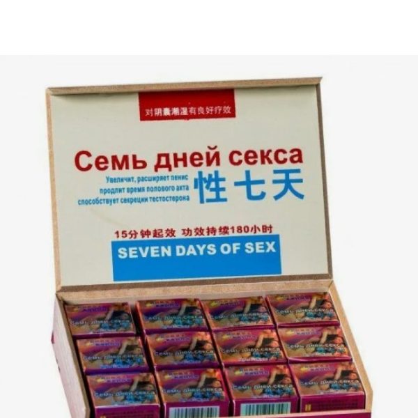 Увелич и продленик Семь дней сексацена за 1капс в 24 кап/уп
