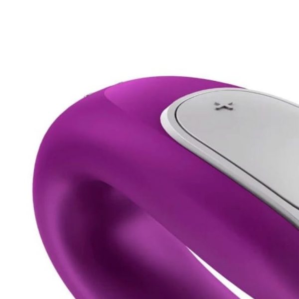Многофункциональный стимулятор для пар Satisfyer Partner Double Fun, фиолетовый, 18 см J2008-15-3