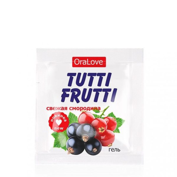 Гель-пробник Tutti-frutti Свежая смородина 4 гр, арт. 30019