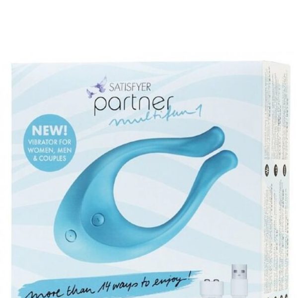 Многофункциональный стимулятор для пар Satisfyer Partner Multifun 1, силикон, 13 см