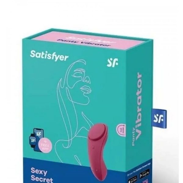 Вибромассажер Satisfyer Sexy Secret, Силикон, Красный, 8,5 см J2018-98