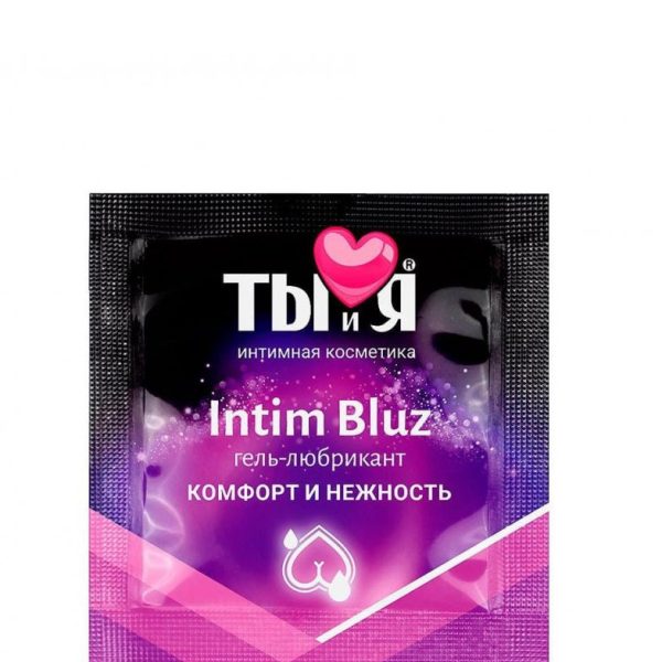 IntimBluz - пробник анальная смазка на водной основе серии "Ты и я", 1,5 г