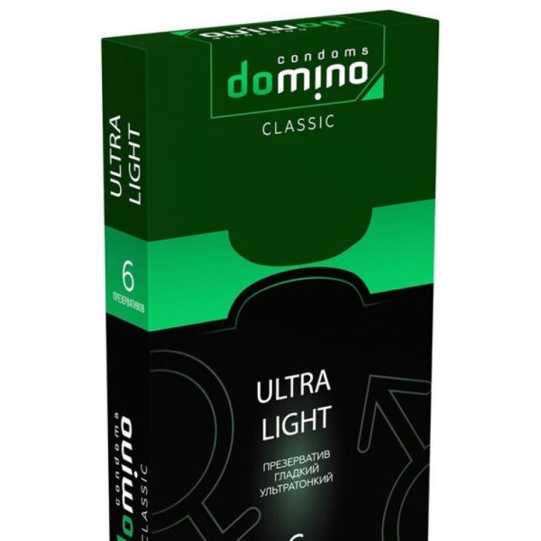 ПРЕЗЕРВАТИВЫ DOMINO CLASSIC ULTRA LIGHT 6 штук (цена за 1 шт) 07936