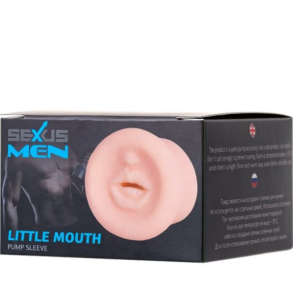 Насадка на помпу Sexus Men LITTLE MOUTH, TPE, телесный, 7,5 см 709033