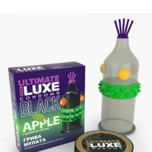 Презервативы LUXE BLACK ULTIMATE Грива Мулата (яблоко) 09277