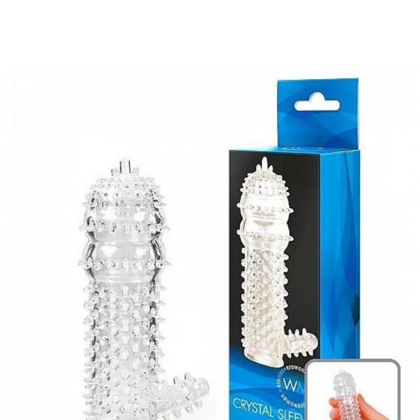 Насадка закрытая CRYSTAL SLEEVE L 130 мм D 35 мм арт. EE-10031