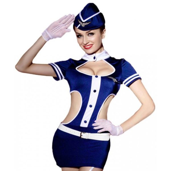 Костюм STEWARDESS 8701. предметов 6