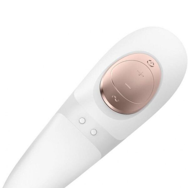 Стимулятор для пар SatisfyerPro 4 Couples,вакуум-волновой бесконтакт,силикон,белый, 19,5 см J2018-18
