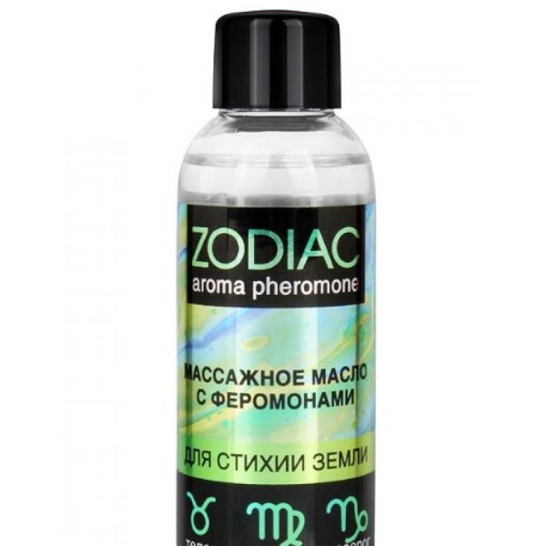 Массажное масло с феромонами ZODIAC TERRA, 75 мл, арт. LB-13021