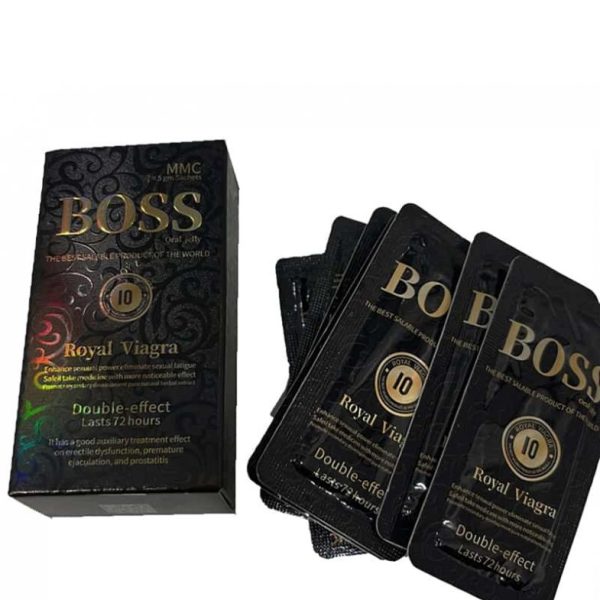 Boss - оральный гель для мужчин 7 шт/уп *5 mg цена за 1 шт