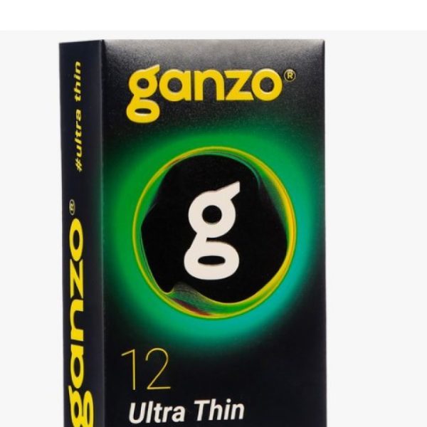 ПРЕЗЕРВАТИВЫ "GANZO" ULTRA THIN №12 Black Edition, цена за 1 шт 0701-006