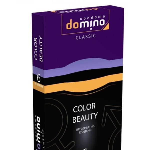 Презервативы Domino Classic Color Beauty 6 шт, цена за упак 07940